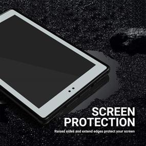 img 3 attached to 📱 ROISKIN Armor Rugged Dual Layer Kickstand Case Cover for 10.1 inch 9th/7th Gen Tablet