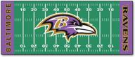 fanmats baltimore ravens football runner logo