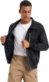 img 2 attached to 🧥 Versatile TACVASEN Men's Lightweight Bomber Jacket: Stylish and Functional Active Outwear for Spring/Fall