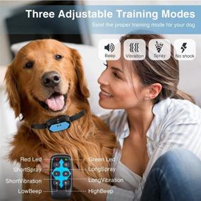 img 2 attached to 🐶 Citronella Bark Collar: Adjustable Sensitivity & Volume, Waterproof Anti-Bark Device - Effective, No-Electric-Shock Training Collar for All Dogs