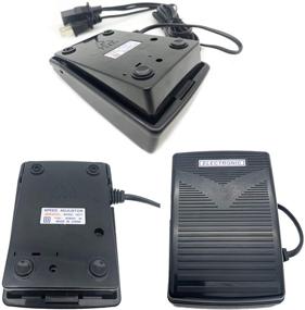 img 1 attached to ⚡ BRIGHTLYLIT Foot Pedal and Power Cord: Double Line CVT Variable Speed Controller for Brother, BM Series, Bernina, Bernette, Riccar, Babylock, Viking (J00360051)