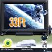 giant inflatable movie screen outdoor logo