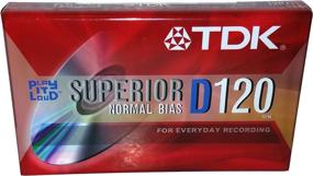 img 2 attached to 🎧 TDK Superior Normal Bias D120 IEC I / Type I Everyday Recording Audio Cassette Tapes - Pack of 5 by TDK