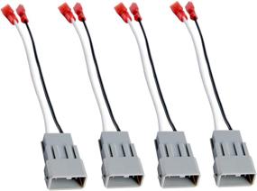 img 4 attached to 🚗 HSTECH 72-7800 Car Speaker Connector Harnesses: 4 Pack for 1990-Up Honda & Acura Vehicles