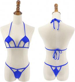 img 2 attached to Tinpia Swimming Costumes Swimwear G String Sports & Fitness in Water Sports