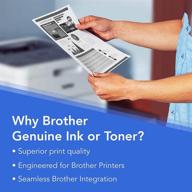 🖨️ brother genuine tn420 2-pack high-quality black toner cartridge with an estimated page yield of 1,200 pages per cartridge logo