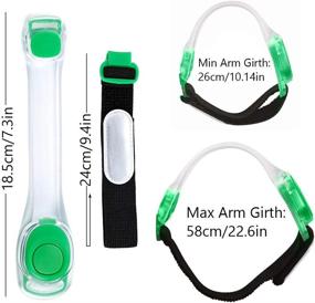 img 1 attached to Genbree Reflective Adjustable Wearable Silicone Sports & Fitness