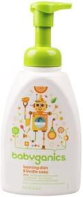 img 4 attached to 🍊 BabyGanics - Foaming Dish & Bottle Soap - The Dish Dazzler Citrus - 16 oz: Gentle Cleaning for Baby Essentials