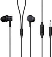 enhance your audio experience with mi in-ear headphones basic (black) logo