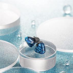 img 3 attached to 🎧 IKKO Gems OH1S: Первоклассные проводные наушники с шумоизолирующими IEM-наушниками и съемными MMCX-кабелями в голубом цвете