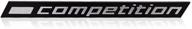 glossy black competition bar underlined emblem for bmw thunder edition m1 m2 m3 m4 m5 m6 m7 m8 x3m x4m x5m x6m car trunk sticker rear (13 logo