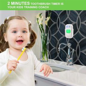 img 2 attached to ⏲️ Timer Luxsway: 2 Pack 2-Minutes Teeth Brush Timer and 20 Seconds Hand Wash Timer with Wireless Indicator Light – Perfect Kids Training Coach!