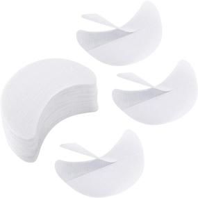 img 4 attached to 👁️ 200 Pieces Eyeshadow Shield: Gel Pad Patches & Stencils for Eyelash Extensions, Tinting, and Lip Makeup Residue Prevention
