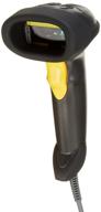 🔍 ls2208 black handheld laser barcode scanner - general purpose, 1d bi-directional logo