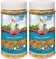 🐦 kaytee forti-diet pro health molting & conditioning supplement for small birds - 2 pack, 11 ounces each logo