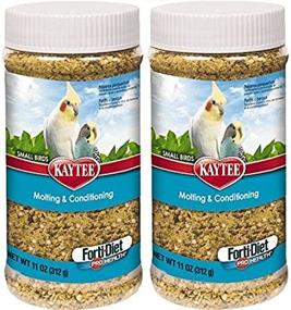 img 4 attached to 🐦 Kaytee Forti-Diet Pro Health Molting & Conditioning Supplement for Small Birds - 2 Pack, 11 Ounces Each
