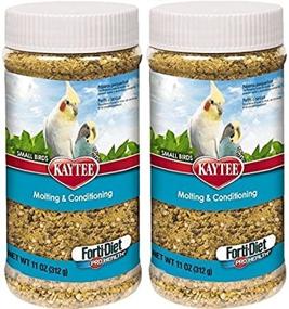 img 2 attached to 🐦 Kaytee Forti-Diet Pro Health Molting & Conditioning Supplement for Small Birds - 2 Pack, 11 Ounces Each