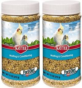 img 1 attached to 🐦 Kaytee Forti-Diet Pro Health Molting & Conditioning Supplement for Small Birds - 2 Pack, 11 Ounces Each