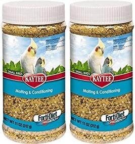 img 3 attached to 🐦 Kaytee Forti-Diet Pro Health Molting & Conditioning Supplement for Small Birds - 2 Pack, 11 Ounces Each