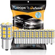 🔆 qoope - pack of 10-3000k warm white 1156 ba15s 1141 1003 1073 7506 led bulbs: the ultimate replacement lamps for interior rv, camper, boat, and yard lighting logo