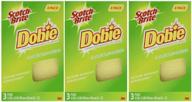 🧽 scotch-brite dobie all purpose pads - 9 pads in 3 packs logo