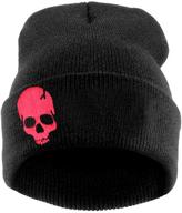 🧢 stay warm in style: lokidve men's winter embroidered cuff beanie hat - knit skull cap логотип