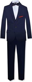 img 3 attached to 👔 White Formal Skinny Suit for Boys' Clothing in Suits & Sport Coats