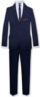 👔 white formal skinny suit for boys' clothing in suits & sport coats logo