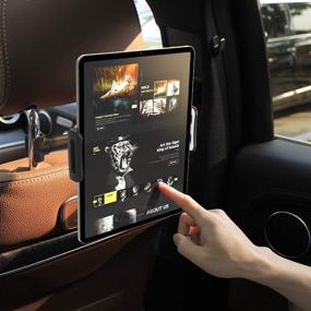 img 3 attached to Squish Car Headrest Mount Holder: The Ultimate Universal Tablet & Smartphone Holder for Backseat Entertainment!