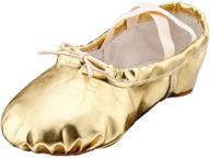 🩰 stylish and comfortable kid ballet flat leather yoga dance shoes by msmax logo