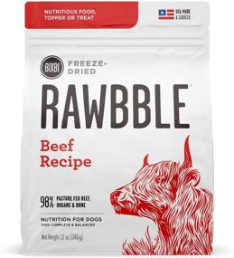 img 4 attached to 🐶 BIXBI Rawbble Freeze Dried Dog Food: Explore 7 Delicious Flavors and 3 Convenient Size Options!