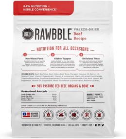 img 2 attached to 🐶 BIXBI Rawbble Freeze Dried Dog Food: Explore 7 Delicious Flavors and 3 Convenient Size Options!