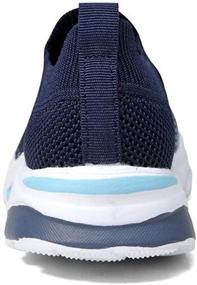 img 1 attached to 👟 Breathable Slip-On Sports Sneakers for Active Little Boys and Girls: Sweet Tyro Shoes for Walking and Running