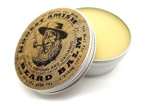 img 1 attached to 💈 Discover Honest Amish Beard Balm: Enhanced in a Large 4 Ounce Twist Tin