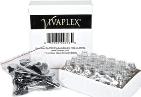 img 1 attached to 🧪 Vivaplex Clear Glass Bottles Droppers - Lab & Scientific Glassware & Labware Products