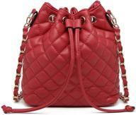 👜 women's lightweight crossbody drawstring handbags & wallets by mck - perfect shoulder bags logo