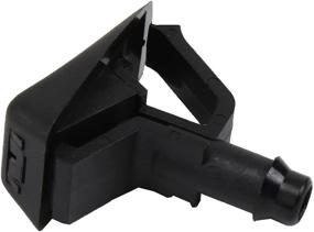 img 1 attached to 🚘 Black Windshield Washer Nozzle - GM Genuine Parts 15727144, 1.239-inch