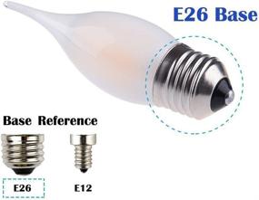 img 3 attached to 💡 OPALRAY Incandescent Equivalent Candelabra Dimmable: Illuminate with Efficiency and Versatility