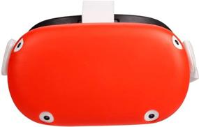 img 2 attached to 🛡 Oculus Quest 2 Protective Cover: Front-Facing VR Shell for Scratch, Dust, and Shock Resistance