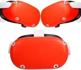 img 4 attached to 🛡 Oculus Quest 2 Protective Cover: Front-Facing VR Shell for Scratch, Dust, and Shock Resistance