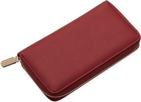 img 1 attached to 💼 Travelambo Capacity Credit Wallet Leather Women's Handbags & Wallets: Stylish and Functional Wallets for the Fashion-Forward Traveler