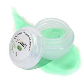 img 3 attached to LASHVIEW Eyelash Extension Remover Cream: Gentle Aloe-Infused Cream for Sensitive Skin (5g)