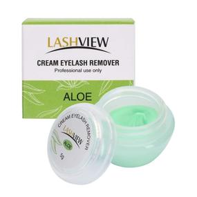 img 4 attached to LASHVIEW Eyelash Extension Remover Cream: Gentle Aloe-Infused Cream for Sensitive Skin (5g)