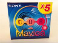 📀 sony 5mcr-156a 8cm 3 inch cd-r disc for mavica digital cameras 5-pack: discontinued by manufacturer logo