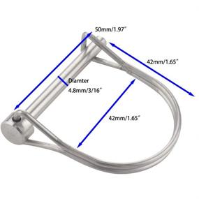 img 1 attached to Safety Coupler Marine Stainless Locking Fasteners