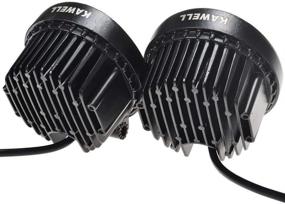 img 1 attached to 🚦 KAWELL® 2 Pack Round LED Flood Light - 42W, 60 Degree Beam Angle for Off-Road Lighting, 12V/24V Compatible with Off-Road Vehicles, 4x4s, Quads, and ATVs