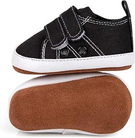 img 2 attached to Newborn Boys' High Top Anti-Slip BEBARFER Sneakers and Shoes