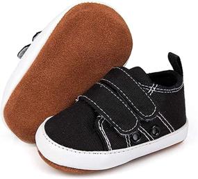 img 4 attached to Newborn Boys' High Top Anti-Slip BEBARFER Sneakers and Shoes