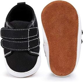 img 3 attached to Newborn Boys' High Top Anti-Slip BEBARFER Sneakers and Shoes