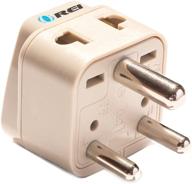 🌍 orei grounded universal 2 in 1 plug adapter type d: perfect for india, africa, and more! logo